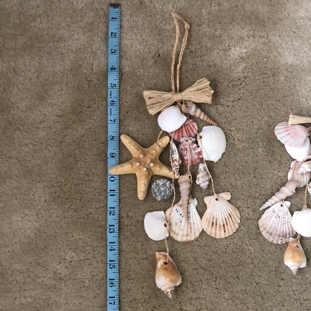 2 for $12! Seashell and raffia hanging doorway decor (set of 2) - Picture 13 of 14